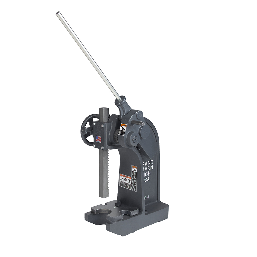 product: Dake 6-Ton Compound Leverage Press shown