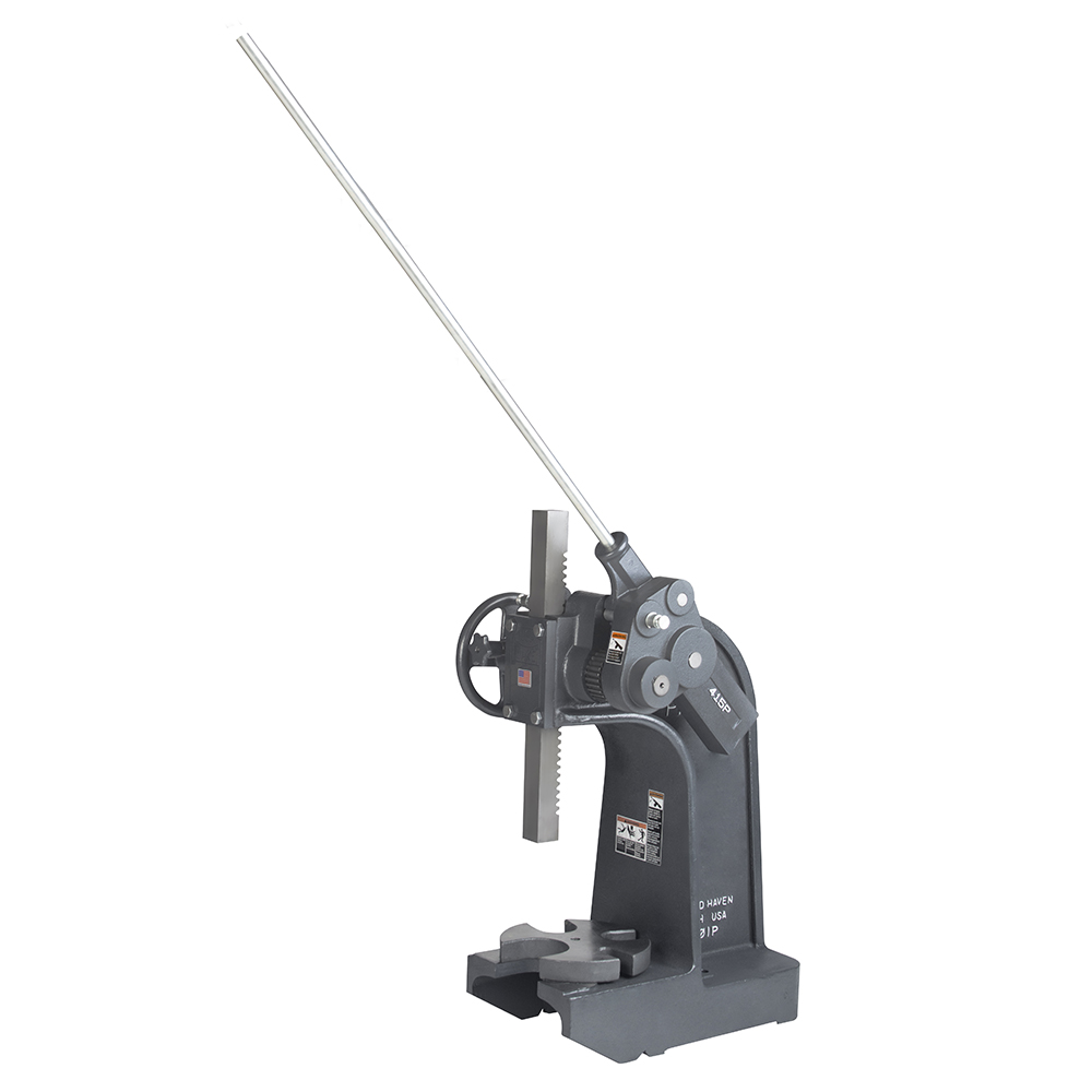 product: Dake 12-Ton Compound Leverage Press shown
