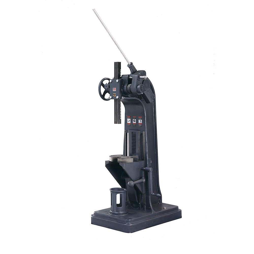 product: Dake 12-Ton Compound Leverage Press- Floor Model shown