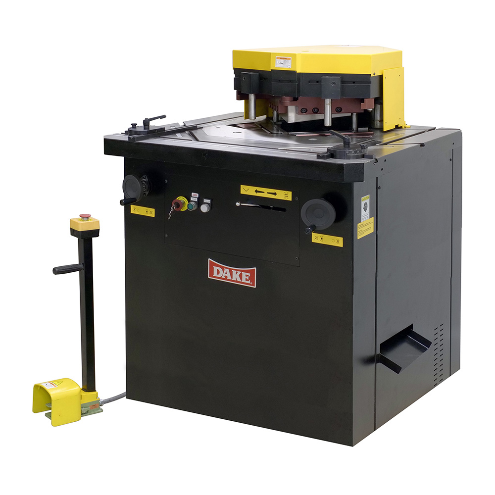 product: Dake Variable Angle Sheet Metal Notcher- 220V 4 HP 3 Ph shown