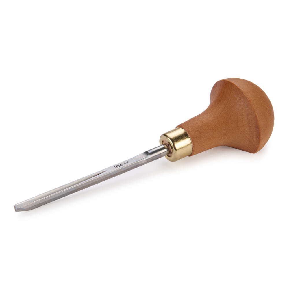 product: pfeil #15 Sweep Palm Handled V-Parting – 2 mm shown