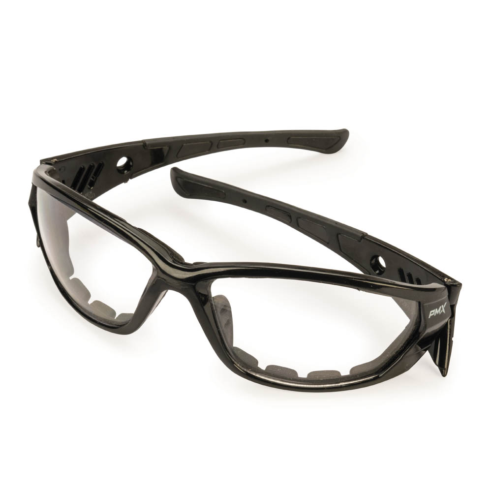 product: Pyramex Atrex Safety Glasses - Full Frame - Clear Lens shown