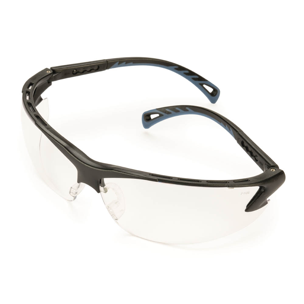 product: Pyramex Venture 3 Safety Glasses - Half Frame - Clear Lens shown