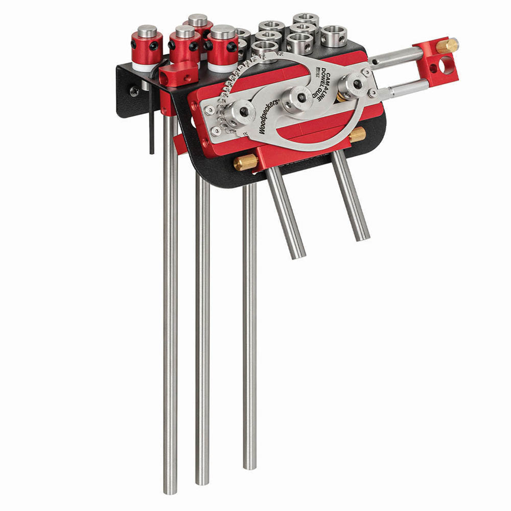 product: Woodpeckers Cam-A-Line Deluxe Drill Guide Kit shown