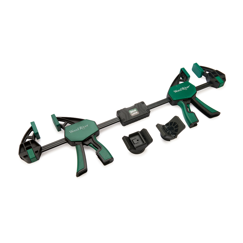 product: WoodRiver Bar-Lock Expandable Clamp Set shown
