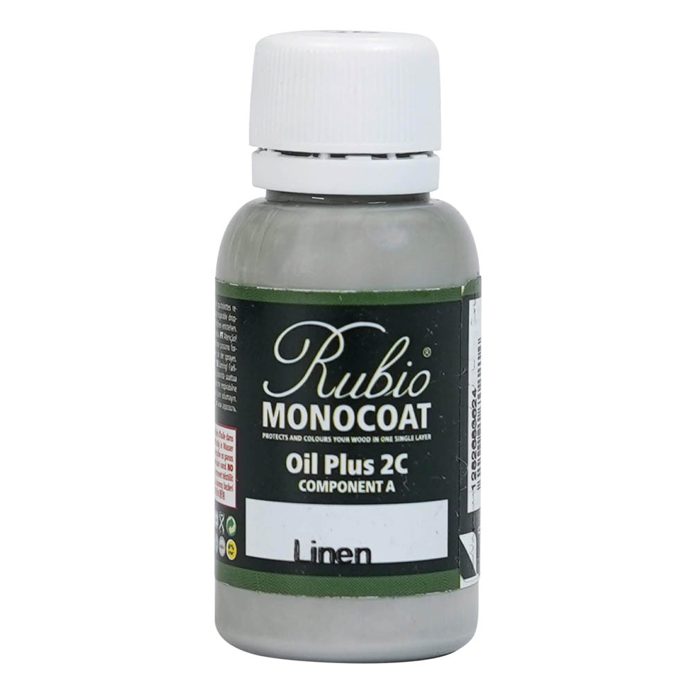 product: Rubio Monocoat Oil Plus Part A - Oil Only - Linen - 20 ml shown