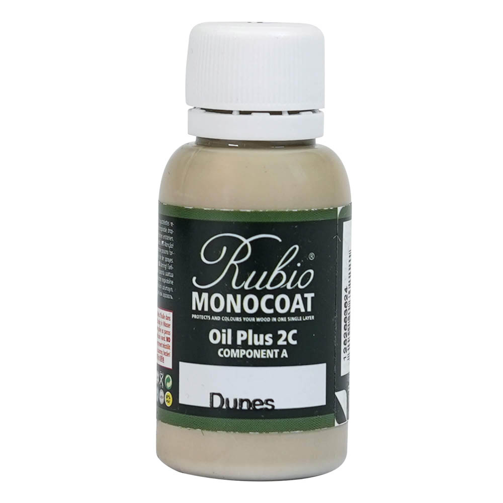 product: Rubio Monocoat Oil Plus Part A - Oil Only - Dunes - 20 ml shown