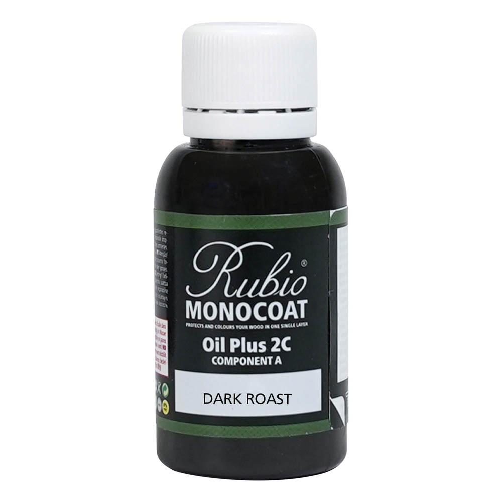 product: Rubio Monocoat Oil Plus Part A - Oil Only - Dark Roast - 20 ml shown