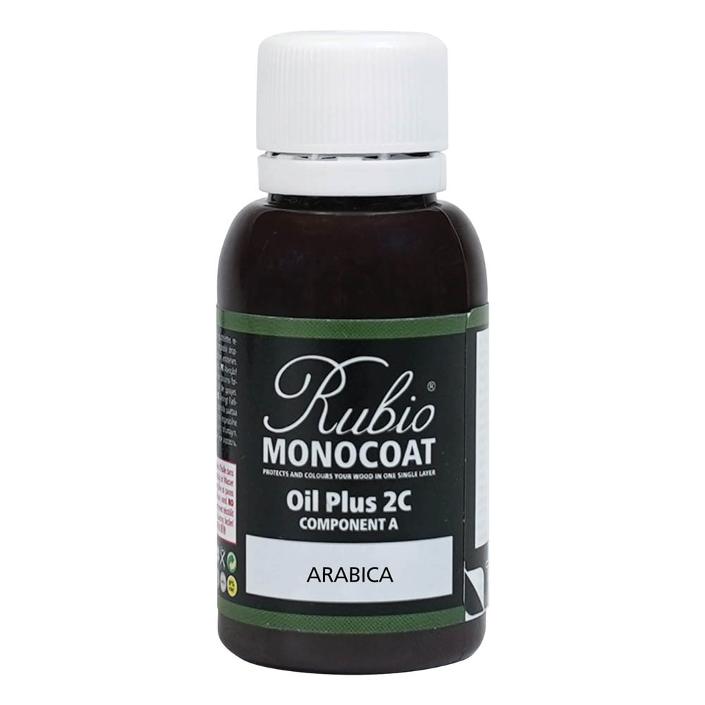 product: Rubio Monocoat Oil Plus Part A - Oil Only - Arabica - 20 ml shown