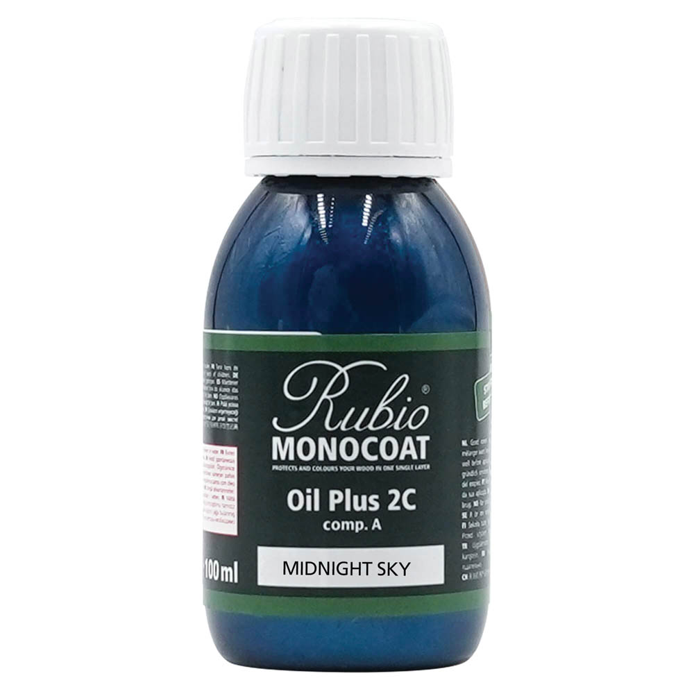 product: Rubio Monocoat Oil Plus Part A - Oil Only - Midnight Sky - 100 ml shown