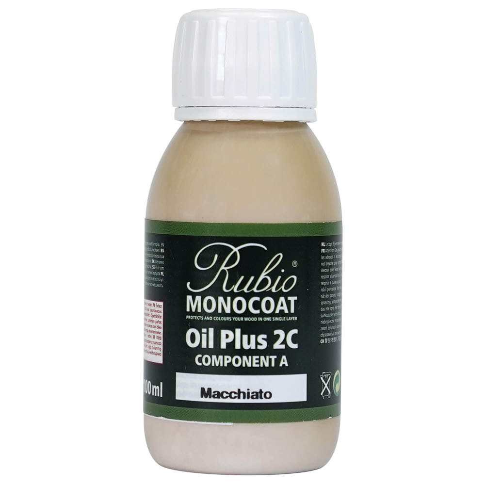 product: Rubio Monocoat Oil Plus Part A - Oil Only - Macchiato - 100 ml shown
