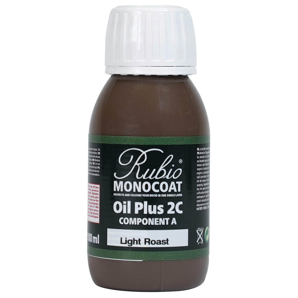 product: Rubio Monocoat Oil Plus Part A - Oil Only - Light Roast - 100 ml shown