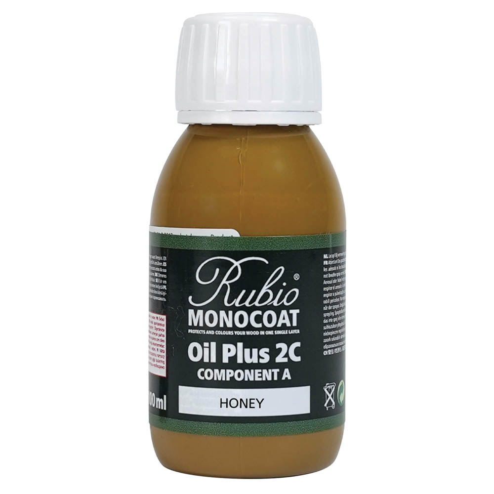 product: Rubio Monocoat Oil Plus Part A - Oil Only - Honey - 100 ml shown