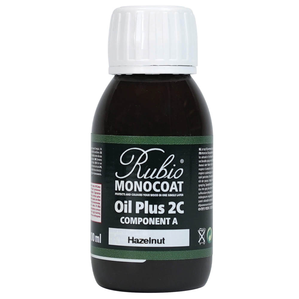 product: Rubio Monocoat Oil Plus Part A - Oil Only - Hazelnut - 100 ml shown
