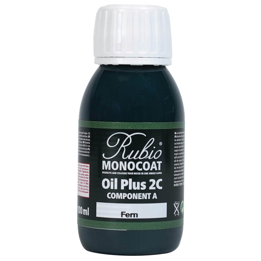 product: Rubio Monocoat Oil Plus Part A - Oil Only - Fern - 100 ml shown