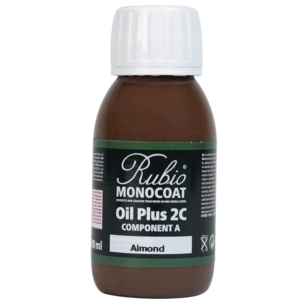 product: Rubio Monocoat Oil Plus Part A - Oil Only - Almond - 100 ml shown