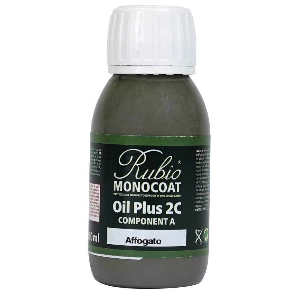 product: Rubio Monocoat Oil Plus Part A - Oil Only - Affogato - 100 ml shown