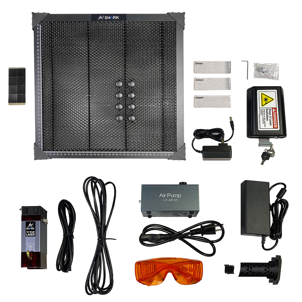 product: Next Wave 10 Watt Laser Kit for CNC Shark shown
