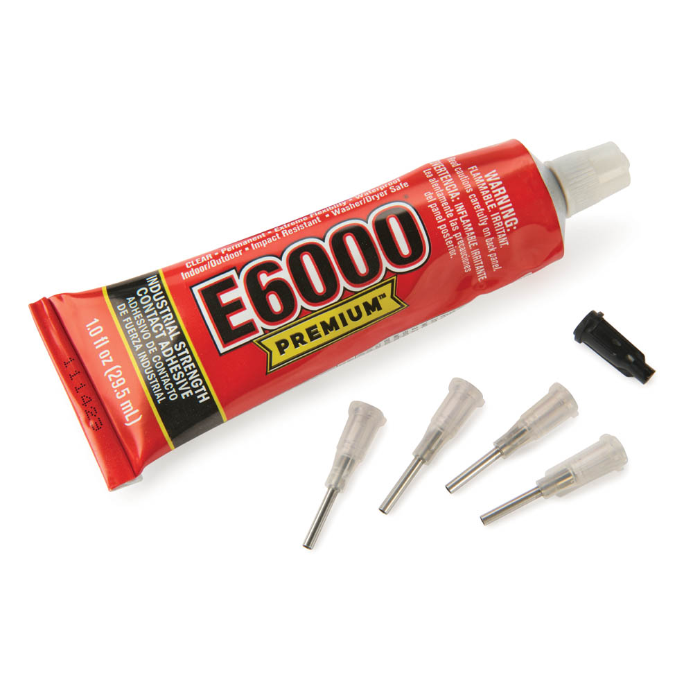 product: Eclectic E6000 Premium Clear Adhesive with Precision Tips - 1 oz shown