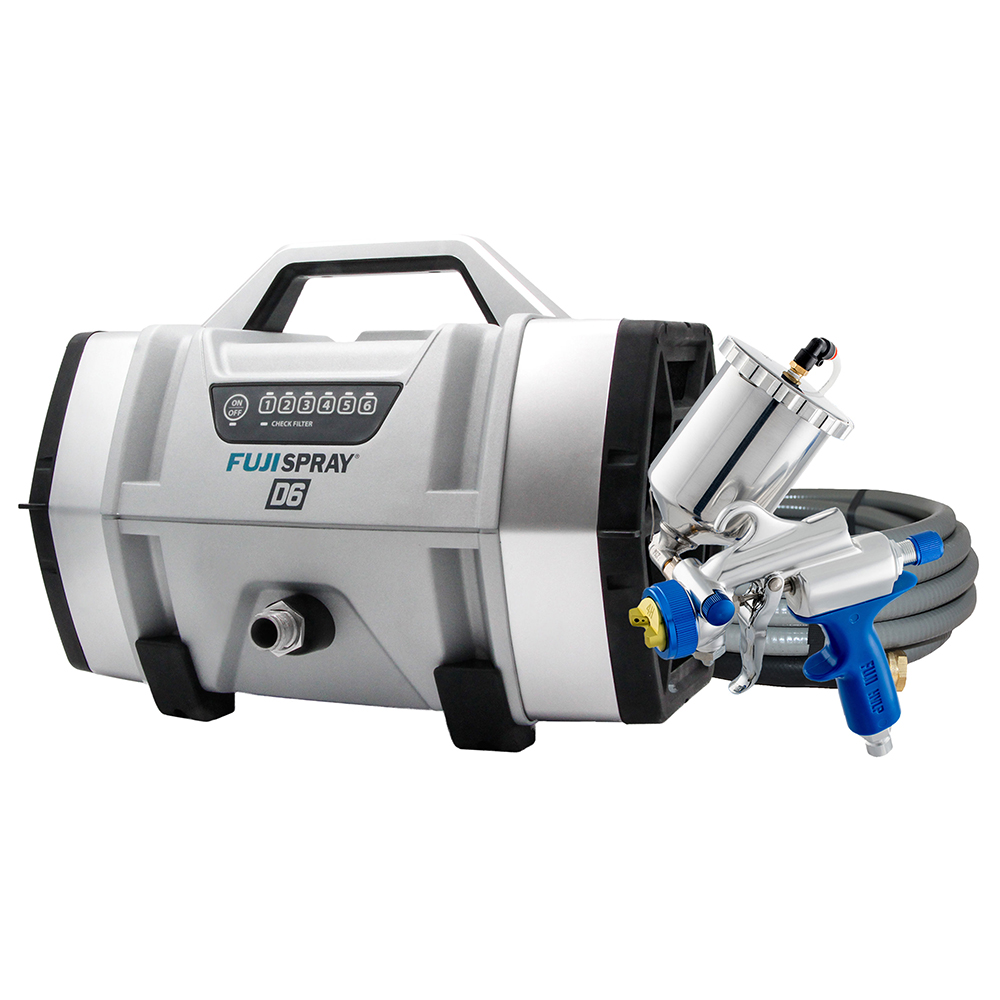 product: Fuji Spray D6 System with GXPC Spray Gun shown