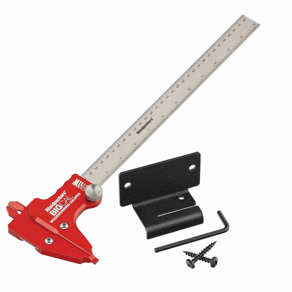product: Woodpeckers BigCal Woodworking Caliper Deluxe Set - 12