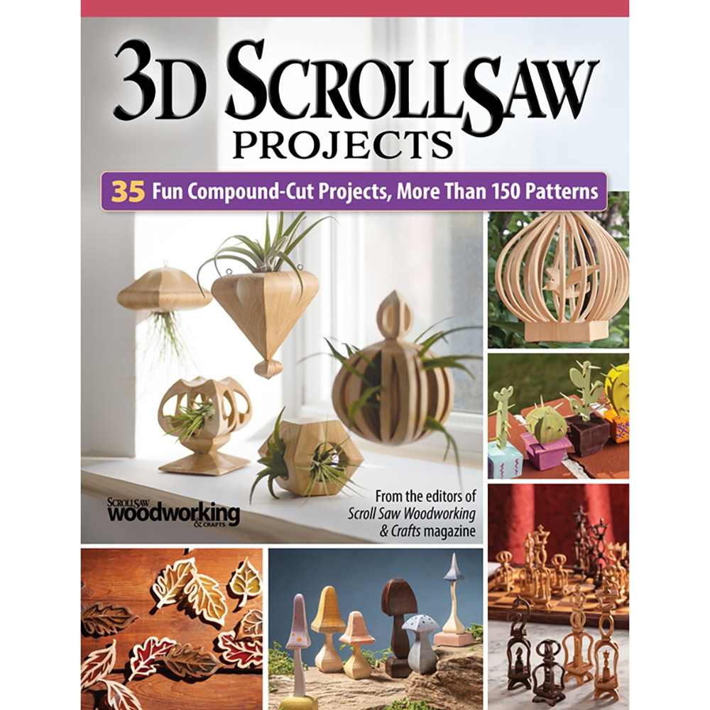 product: Fox Chapel 3D Scroll Saw Projects shown