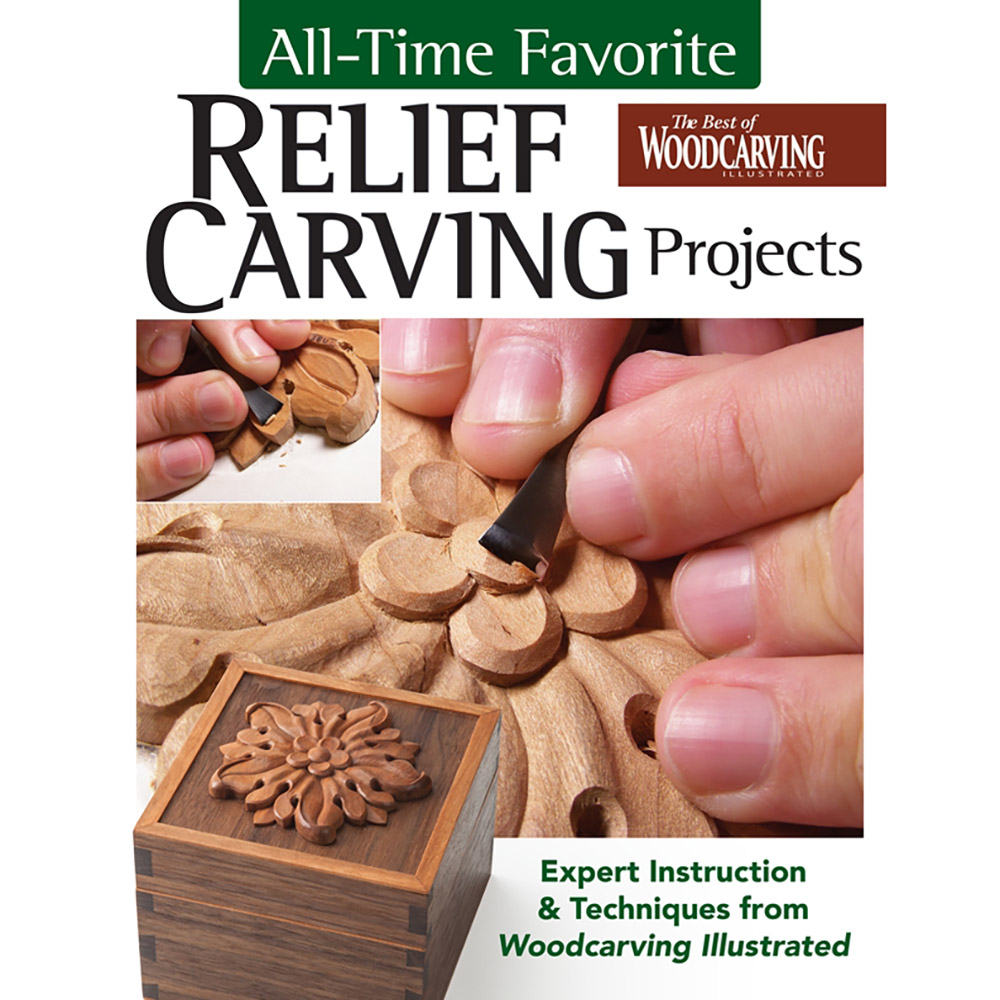 product: Fox Chapel All-Time Favorite Relief Carving Projects shown
