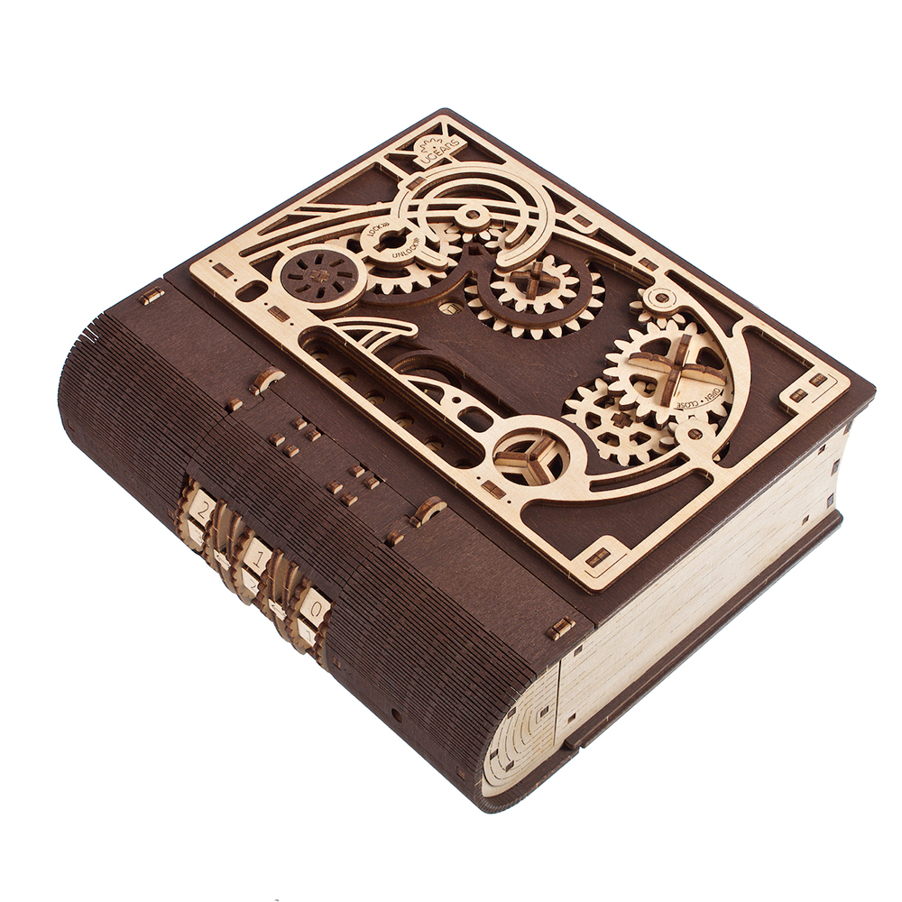 product: UGears Book of Secrets Model Kit shown