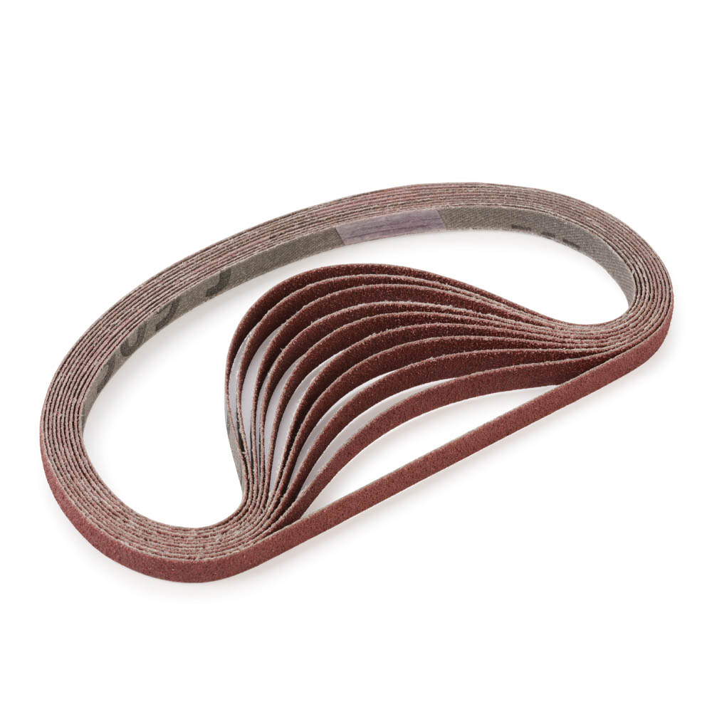 product: Lumberton Sanding Detailer Replacement Belts - 80 Grit - 1/4