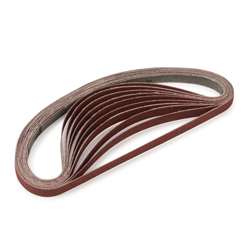 product: Lumberton Sanding Detailer Replacement Belts - 120 Grit - 1/4