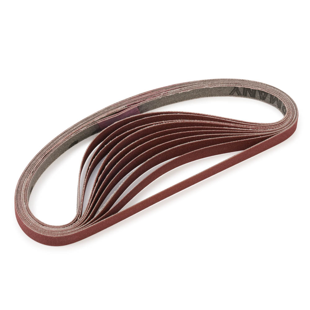 product: Lumberton Sanding Detailer Replacement Belts - 240 Grit - 1/4
