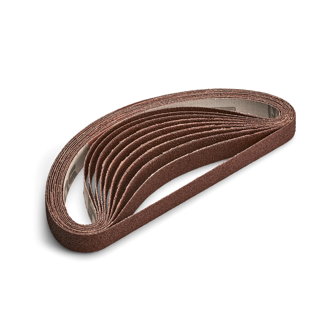 product: Lumberton Sanding Detailer Replacement Belts - 80 Grit - 1/2