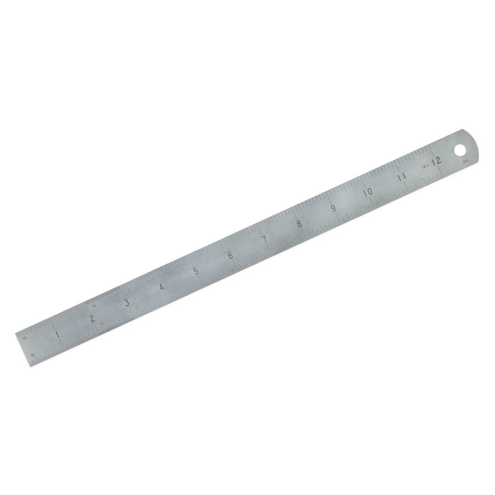 product: Shinwa Center Finding Rule - Stainless Steel - 12