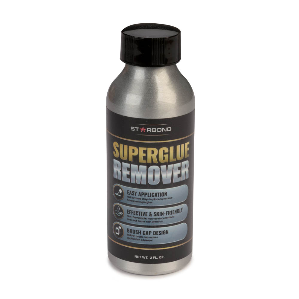 product: starbond Brush On Super Glue Remover - CA Glue Debonder - 2 oz shown