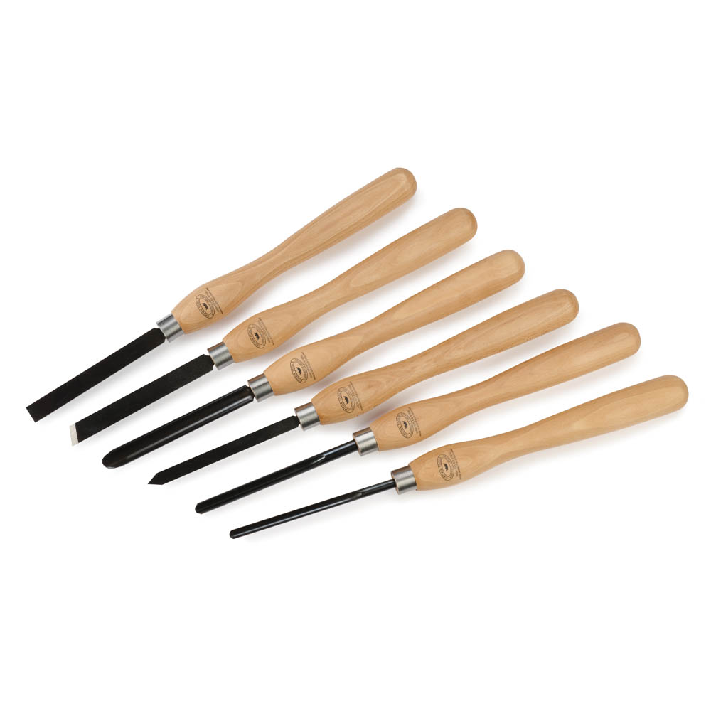 product: Crown Hand Tools Turning Tool Set - 6 Piece shown