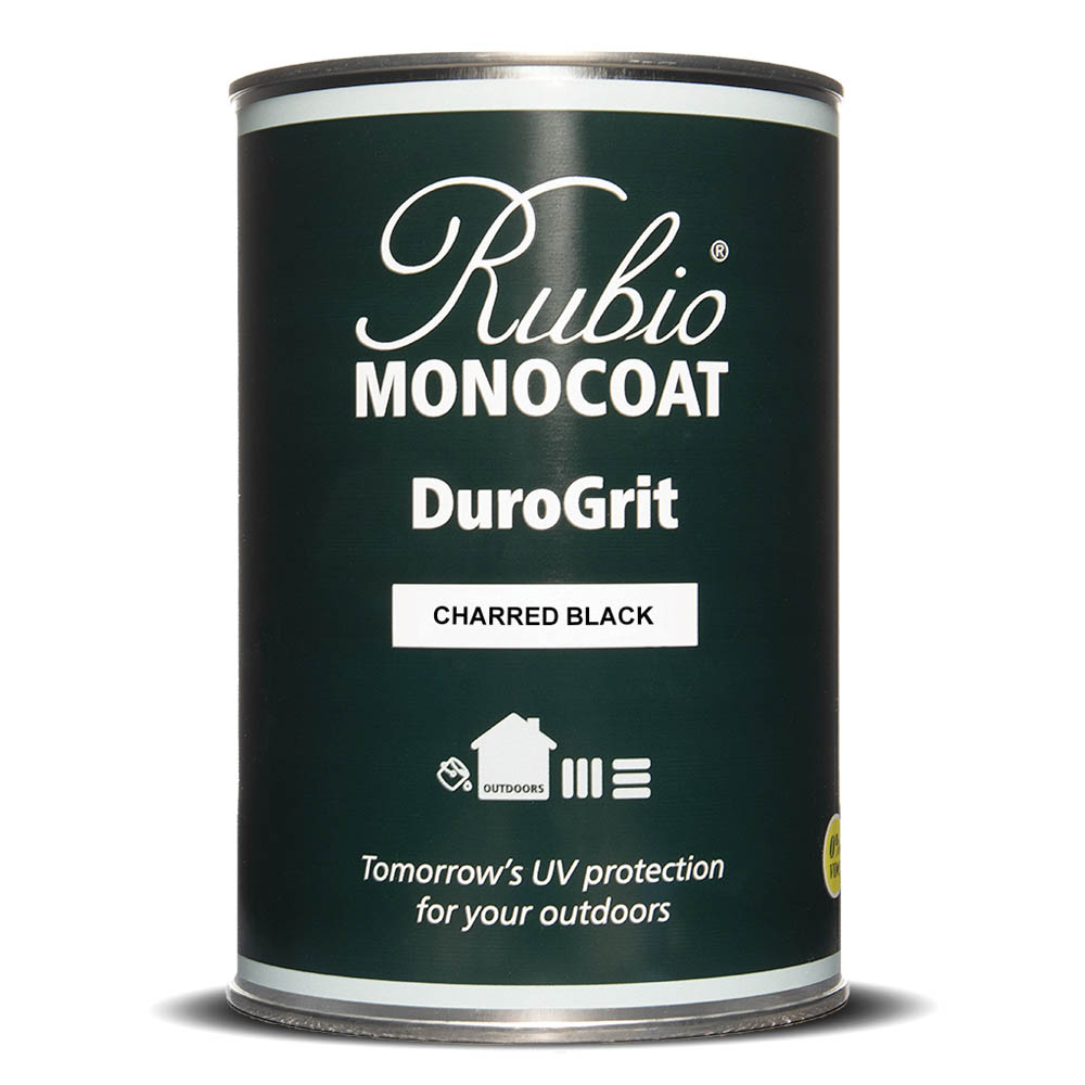 product: Rubio Monocoat DuroGrit - Charred Black - 1 Liter shown