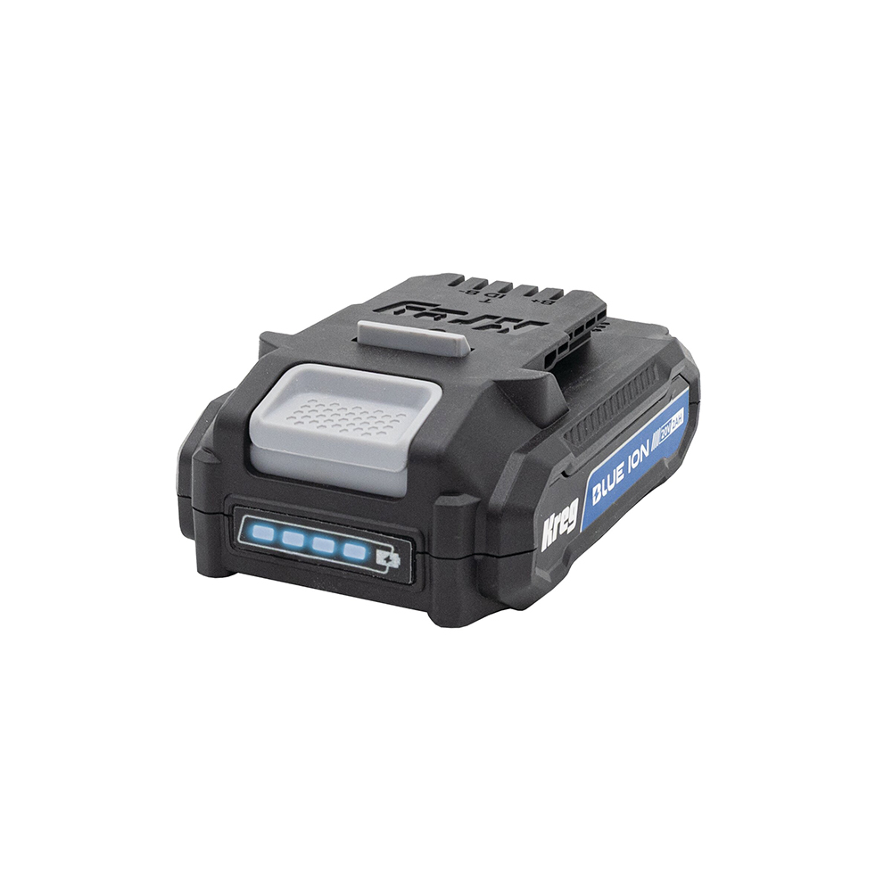 product: Kreg Blue Ion 2.0 Ah Battery Pack - 20V shown