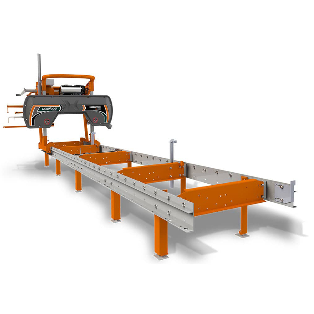 product: Norwood Sawmills LM30 Portable Sawmill -14 HP shown
