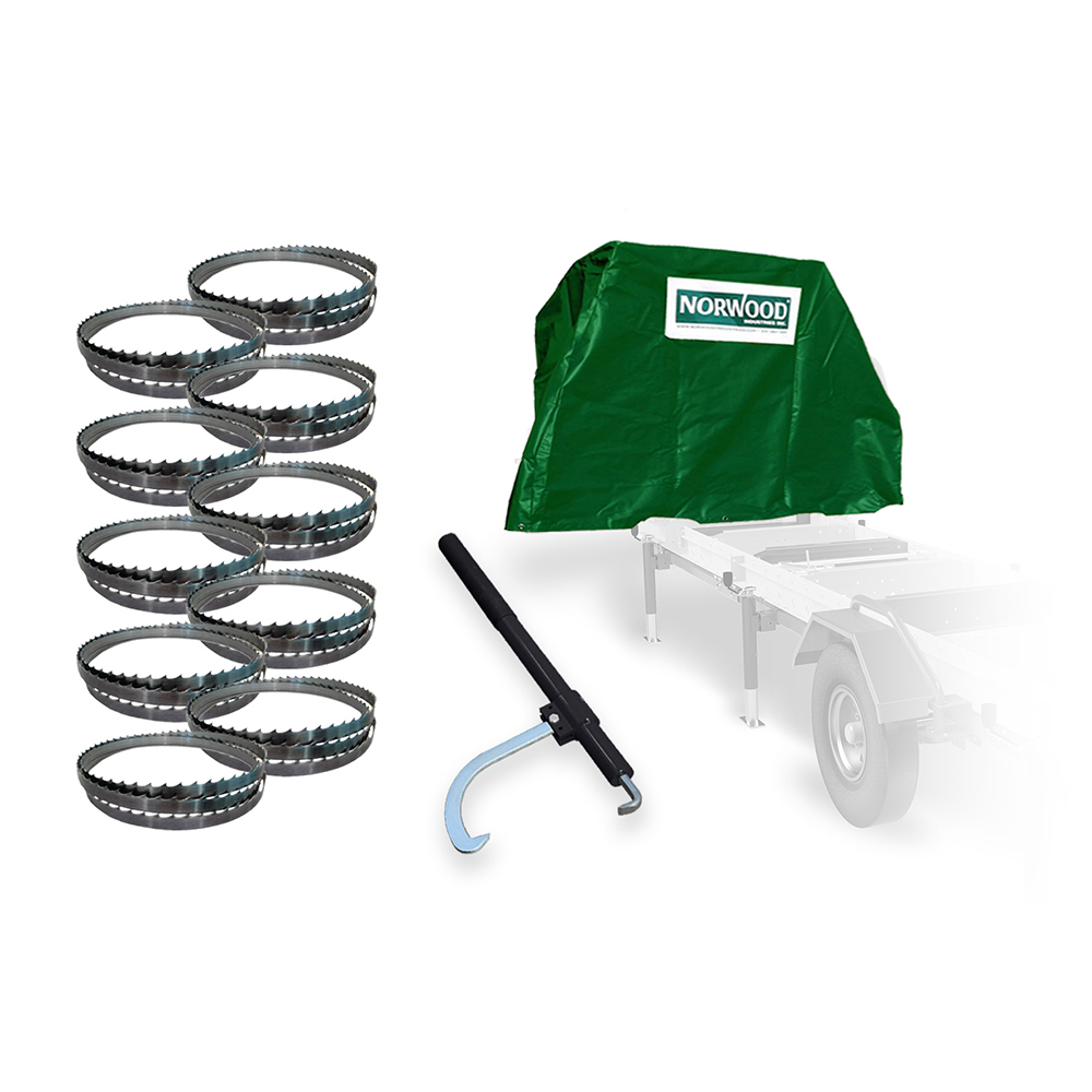 product: Norwood Sawmills LM30 /MN27 Essentails Sawmill Bundle shown