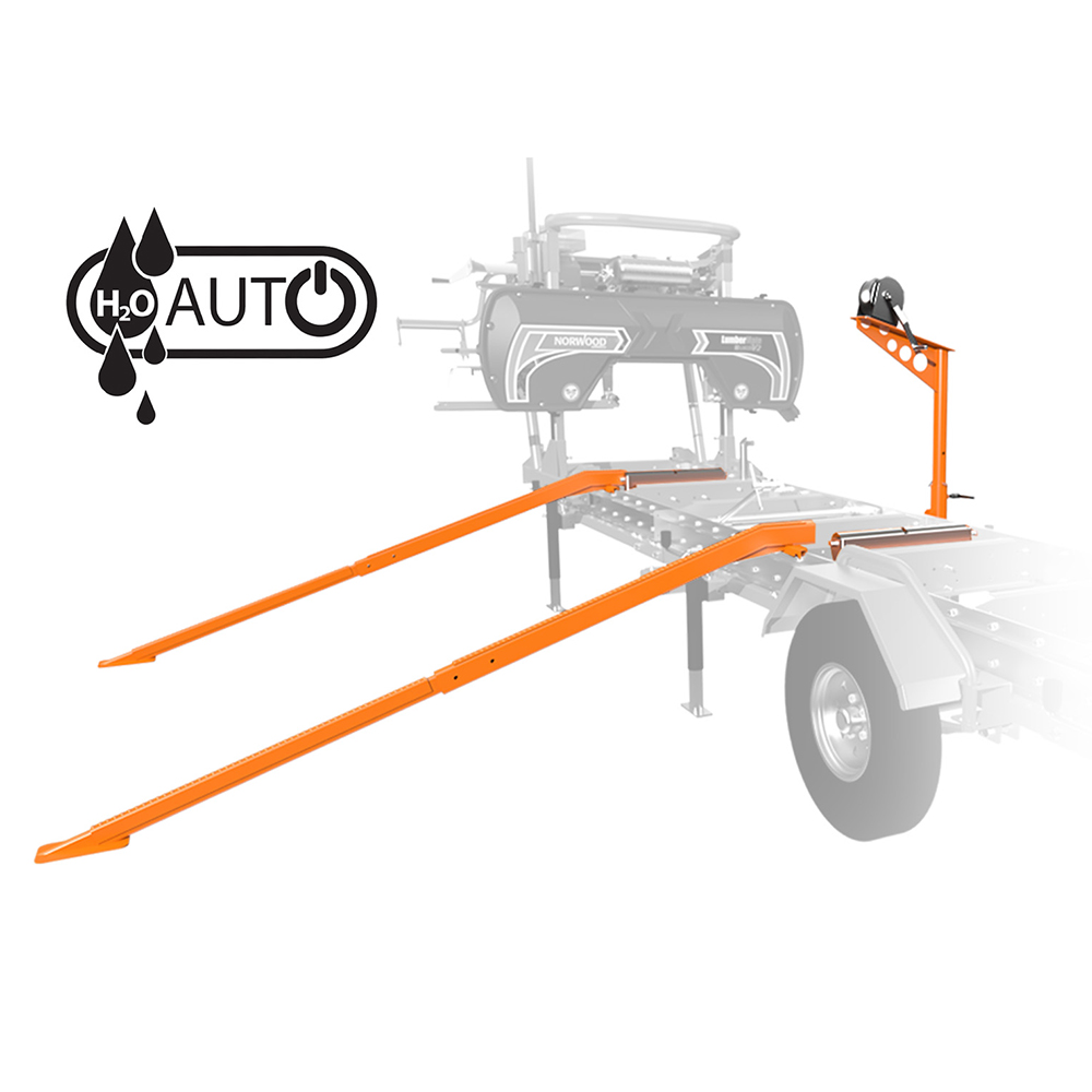 product: Norwood Sawmills LM30 / MN27 Manual Log Loading Bundle shown