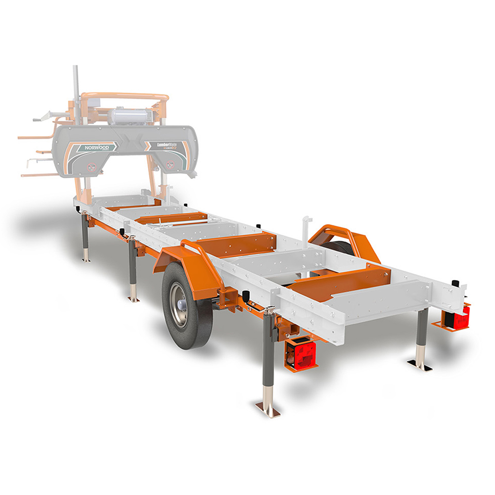 product: Norwood Sawmills LM30 / MN27 Sawmill Mobility Kit shown