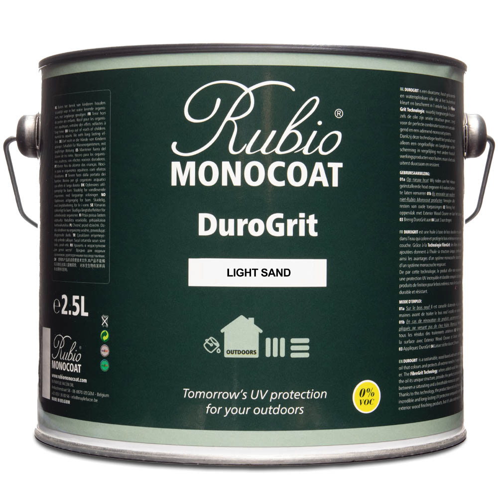 product: Rubio Monocoat DuroGrit - Light Sand - 2.5 Liter shown