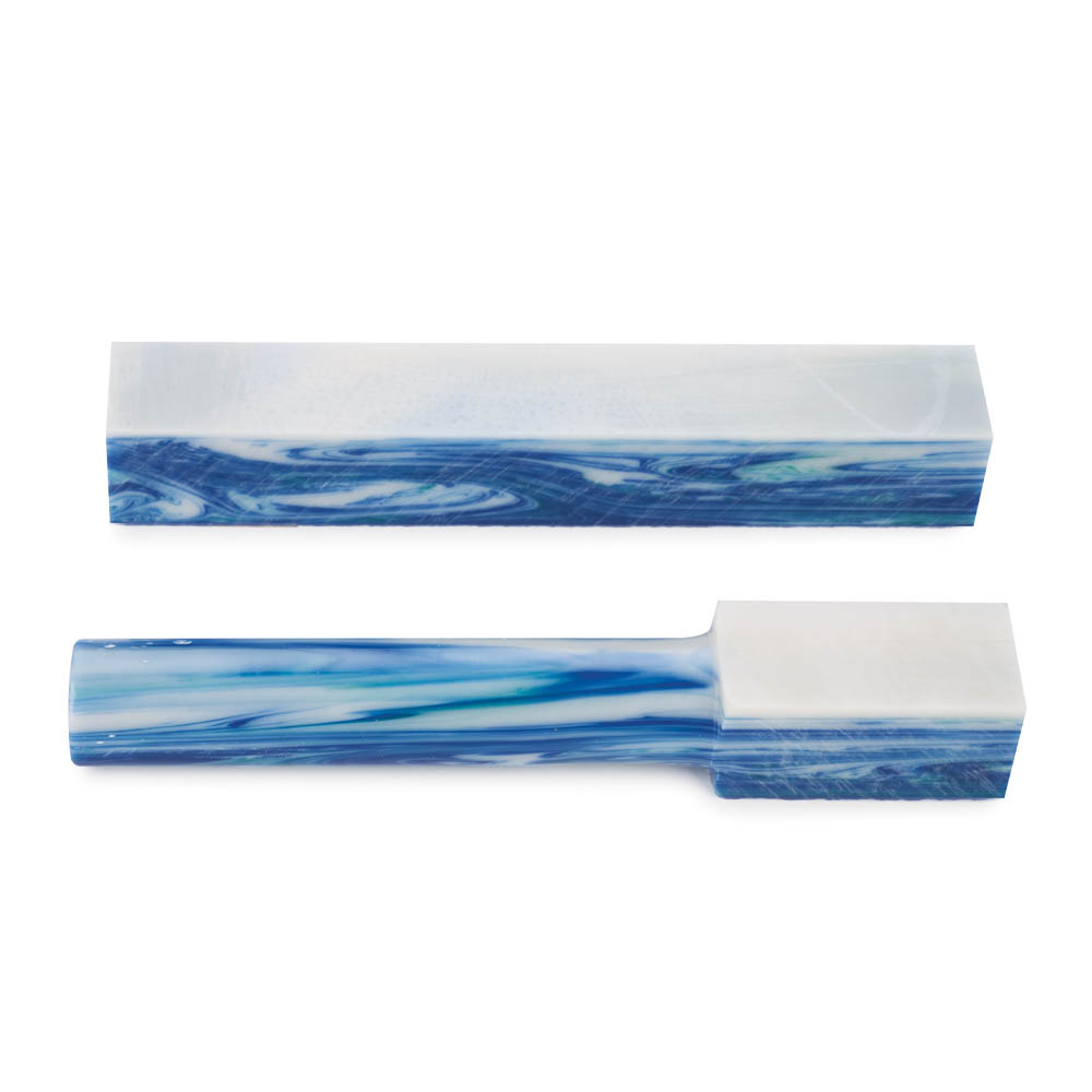 product: WoodRiver Acrylic Pen Blank - Coastal Tides - 3/4