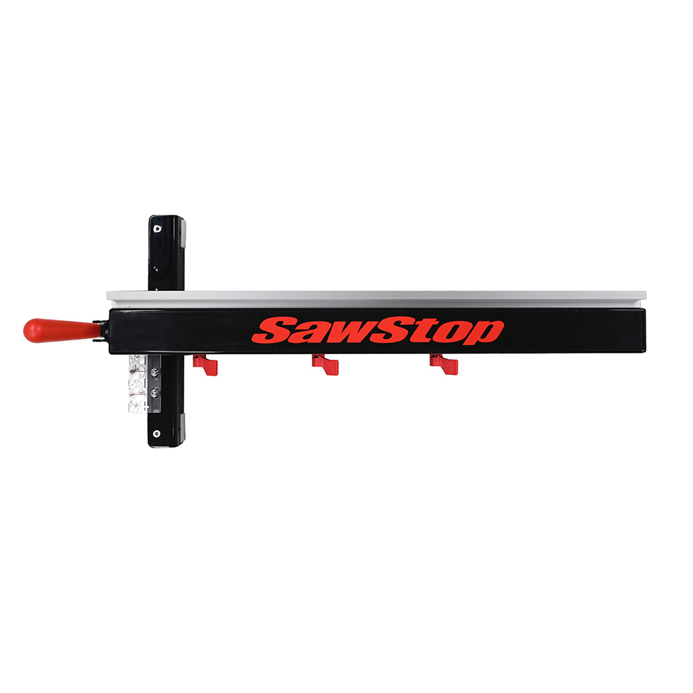 product: Sawstop T-Glide Advance Rip Fence for SawStop Professional Cabinet Saws shown