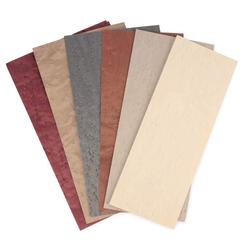 product: Sauers Dyed Birdseye Mixed Veneer Pack - 4-1/2