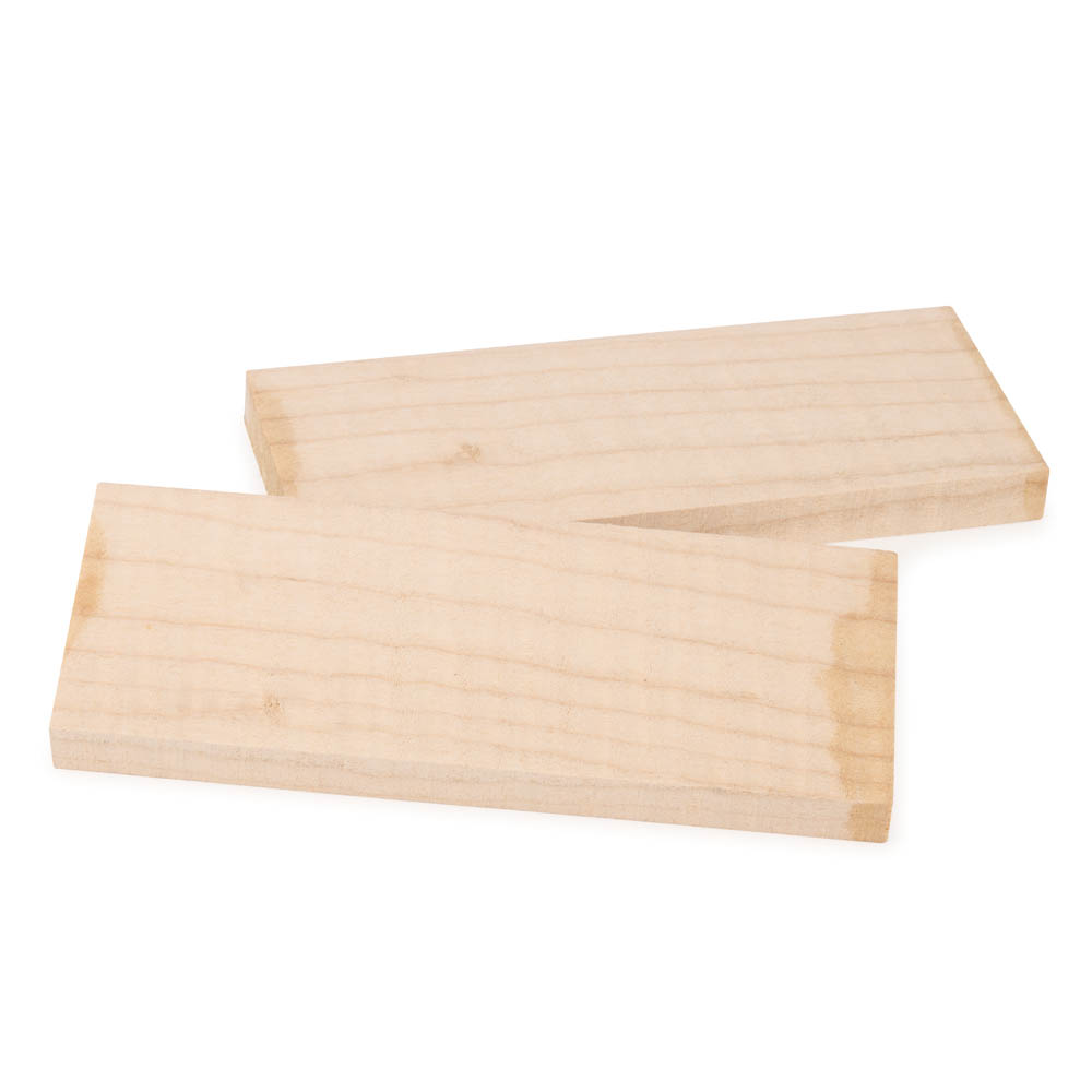 product: Wood Dragon Hoard Flame Maple Knife Scales - 3/8