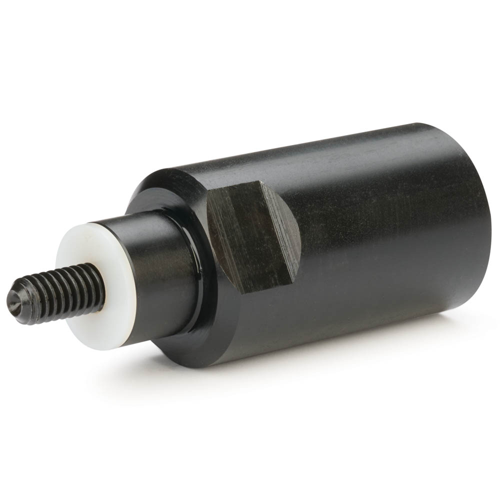 product: Stainless Bottle Stoppers Turning Mandrel – 5/16”-18 Thread – 1” – 8 TPI shown