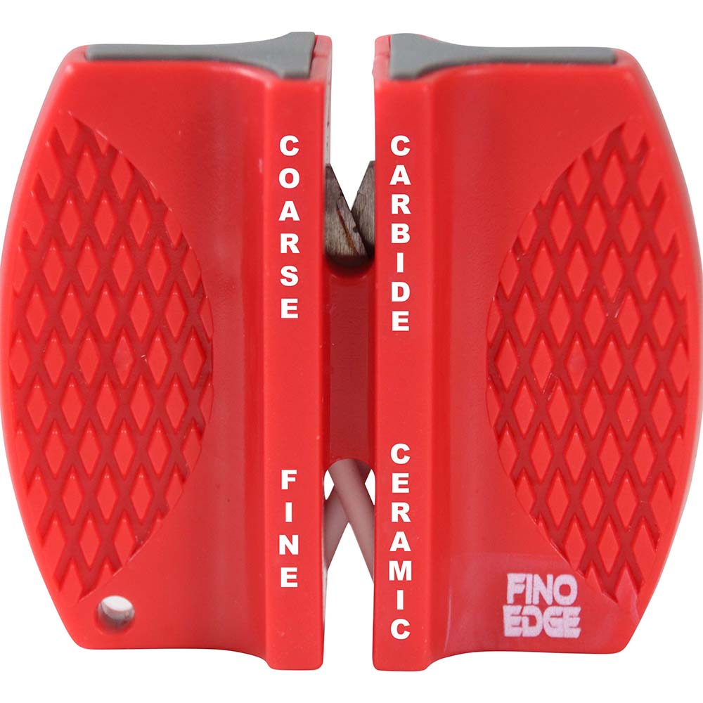 product: Fino Edge Quick 2 Stage Knife Sharpener shown