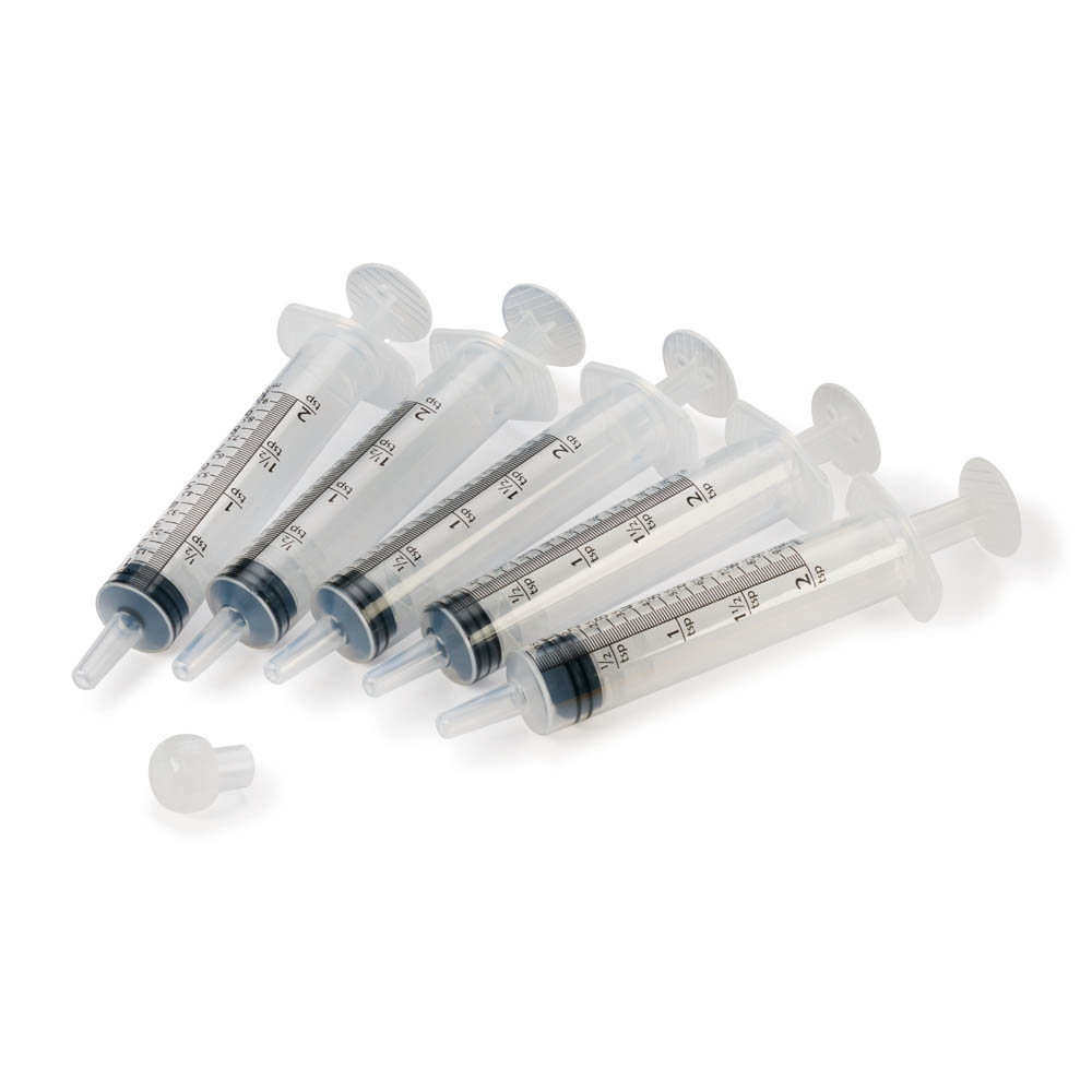 product: WoodRiver Dispensing/Mixing Syringes - 10 ml - 5 Pack shown