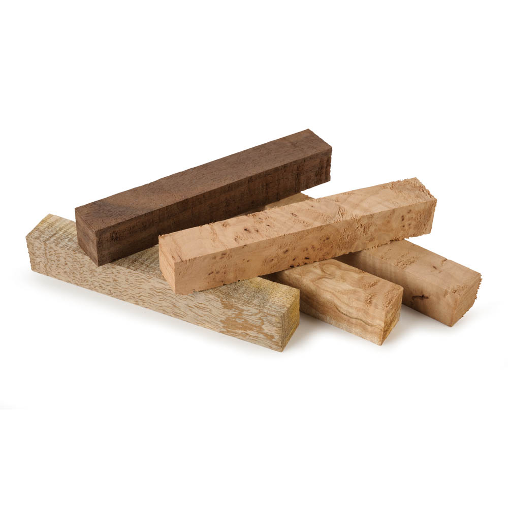product: Wood Dragon Hoard Pen Blank Multipack - 5 Piece shown